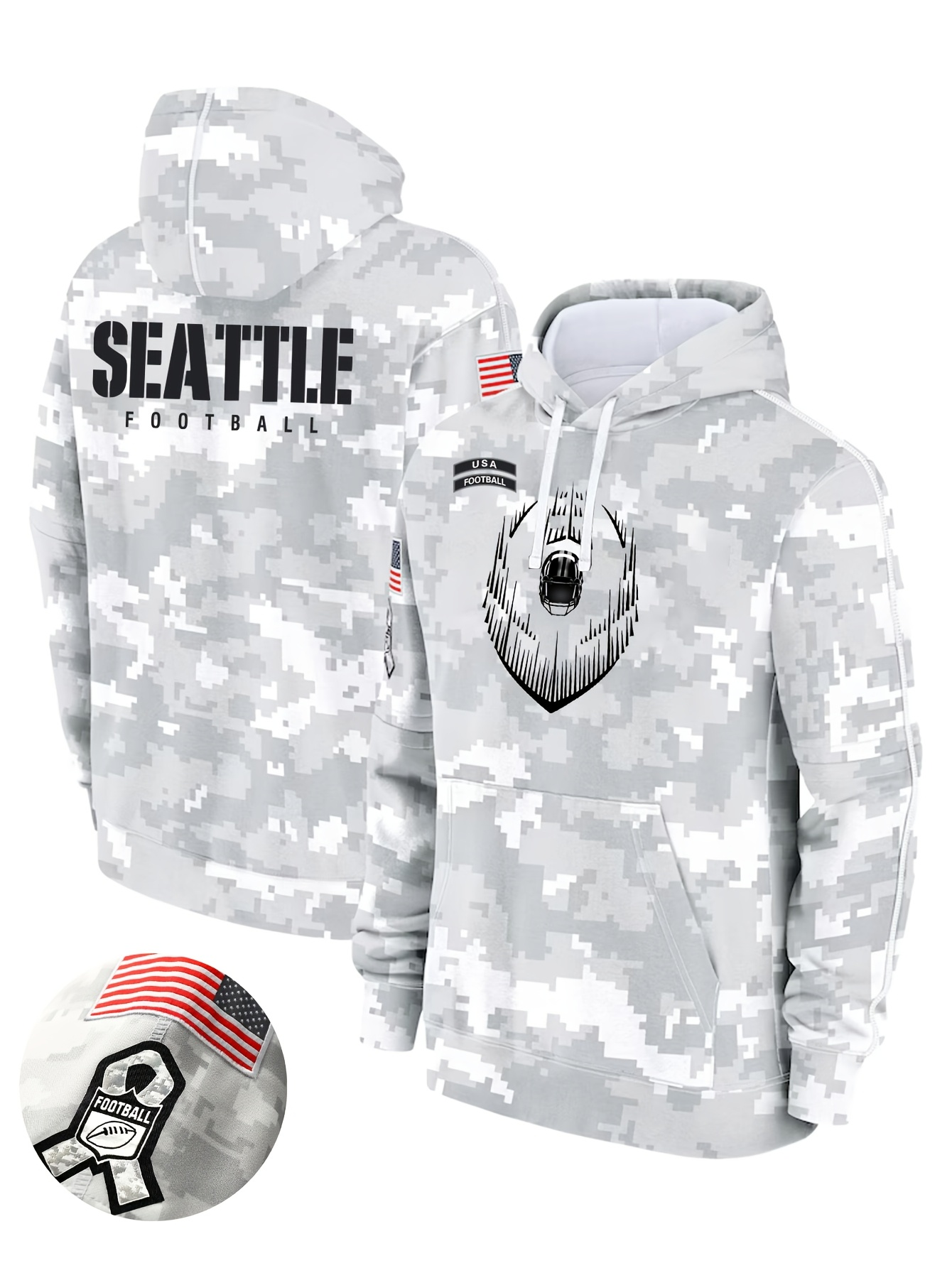 Men 2025 Seattle Seahawks style #2 NFL hoodie->seattle seahawks->NFL Jersey